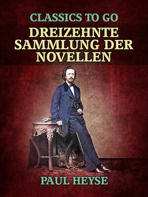 cover image of Dreizehnte Sammlung der Novellen